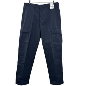 Horace Small TA22912 Cargo Work Pants Dark Navy 6 Pocket Adjustable Waist M X 32